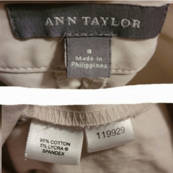 Ann Taylor Utility Khaki Shorts Sz 8 - Picture 6 of 6